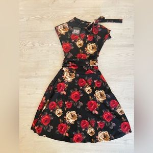 Retrolicious Rose Swing Dress